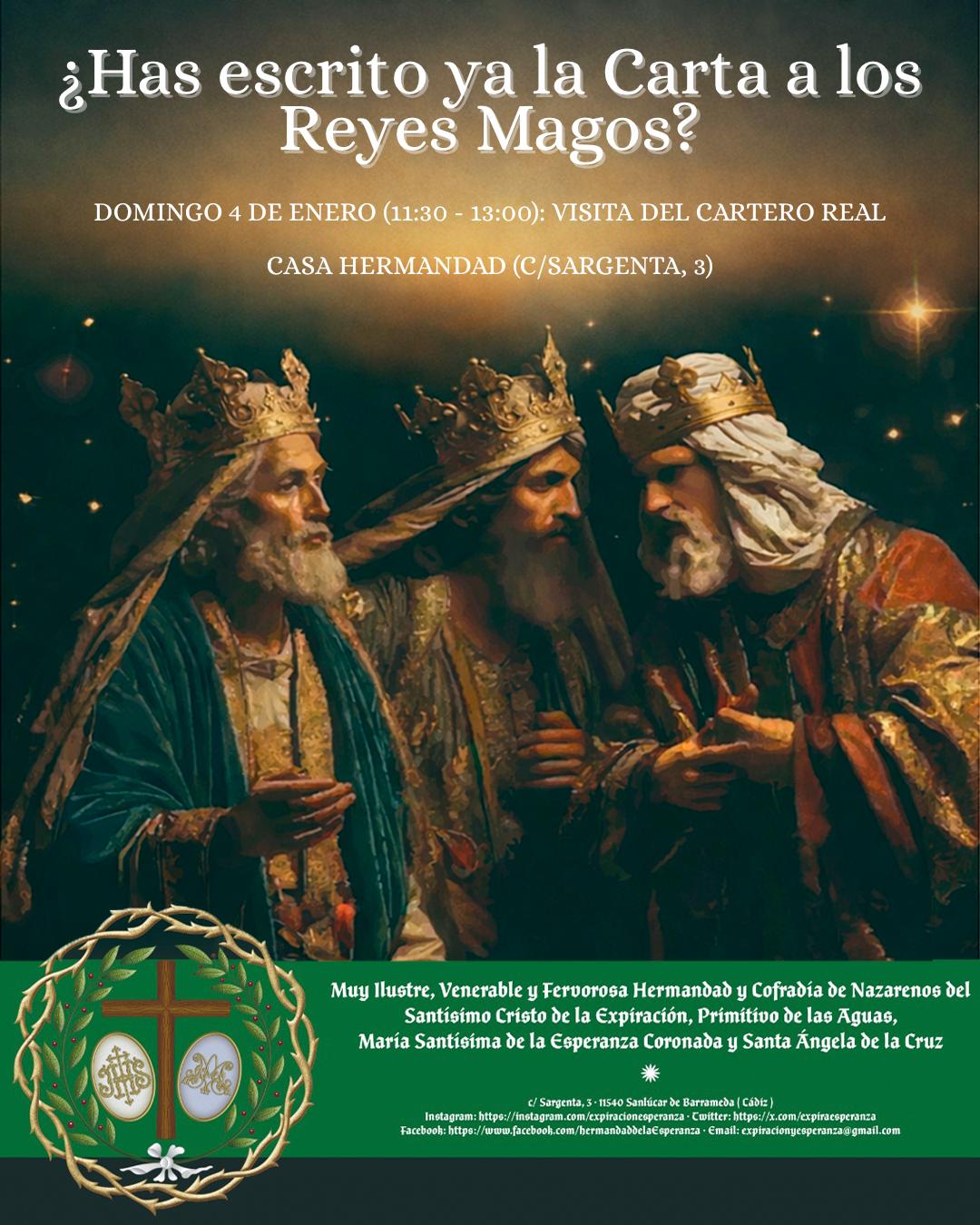 ✨👑 ¡EL CARTERO REAL LLEGA A NUESTRA HERMANDAD! 👑✨